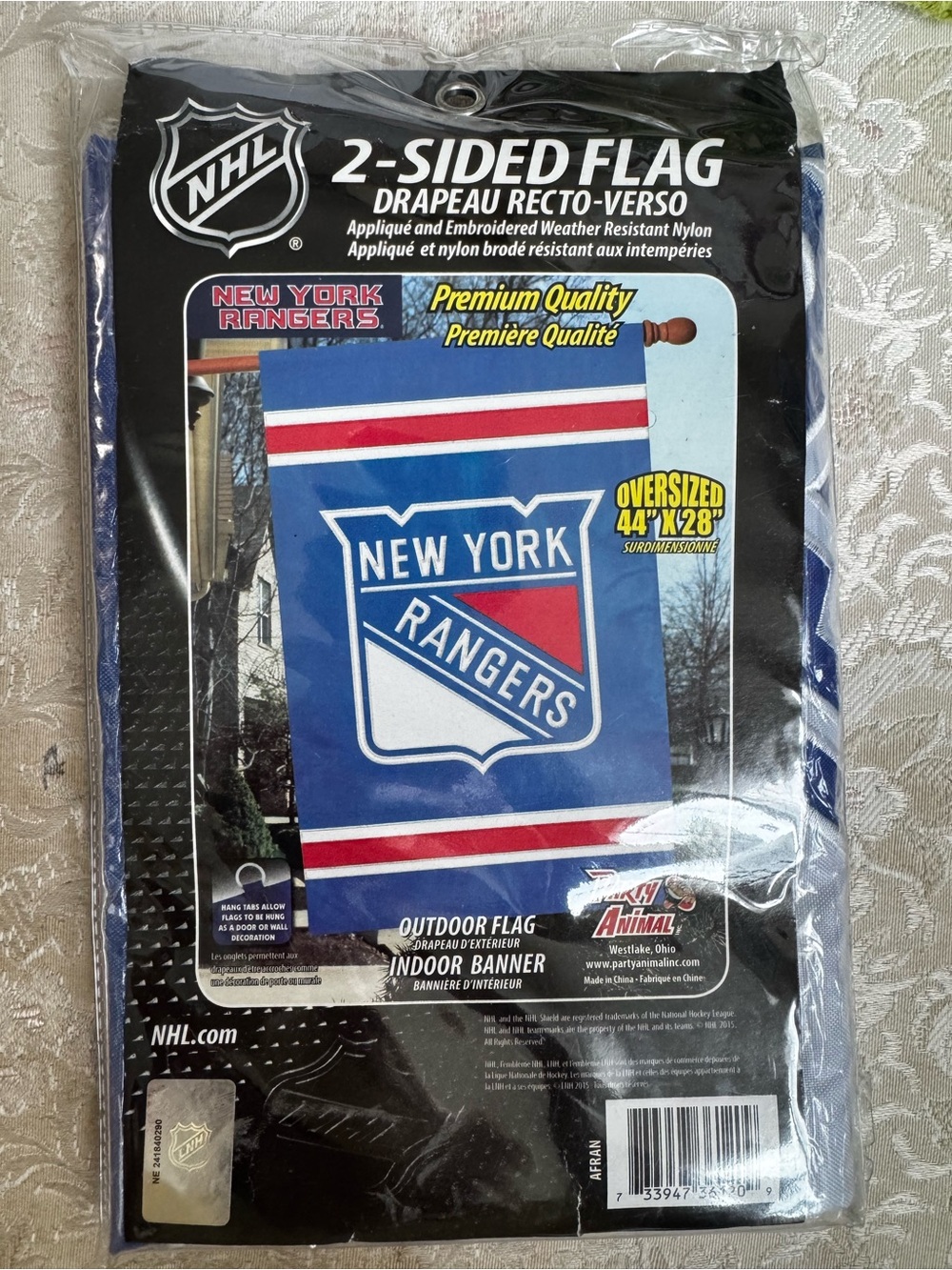NHL Blue Red White Team Banner by NHL